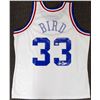 Image 1 : LARRY BIRD SIGNED DETROIT ALL STAR GAME BASKETBALL JERSEY ( BECKETT COA)