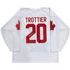 Image 1 : BRYAN TROTTIER SIGNED TEAM CANADA RETRO JERSEY (FROZEN POND COA)