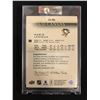 Image 2 : 2018-19 UPPER DECK CLEAR CUTO HOCKEY UD CANVAS #CS-ML MARIO LEMIEUX AUTOGRAPHED 7/25