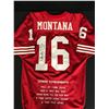 Image 1 : JOE MONTANA SIGNED SAN FRANCISCO 49ERS STAT JERSEY (GA COA)