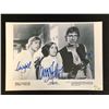 Image 1 : CARRIE FISHER, MARK HAMILL AND HARRISON FORD SIGNED 8 X 10 (RA COA)