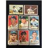 Image 1 : 1952 TOPPS BASEBALL CARD LOT