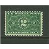 Image 1 : U.S.Scott JQ2 F-VF OG NH Fresh Parcel Post Due