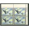 Image 1 : U.S. Scott RW30 Plate Block of 4 VF OG NH