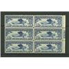 Image 1 : U.S.Scott C10 F-VF OG NH p#block of 6