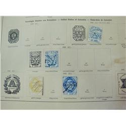 Columbia & Provinces Stamp Collection