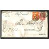 Image 1 : U.S.Scott 15c & 6c Banknote Registered Cover