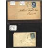 Image 1 : U.S. Scott 1 Cent Imperf Franklin covers