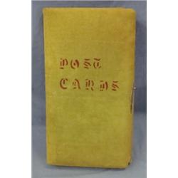 Postcard Collection in Cabinet Photo Album
