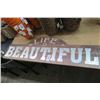 Image 1 : Life is Beautiful Wall Sign