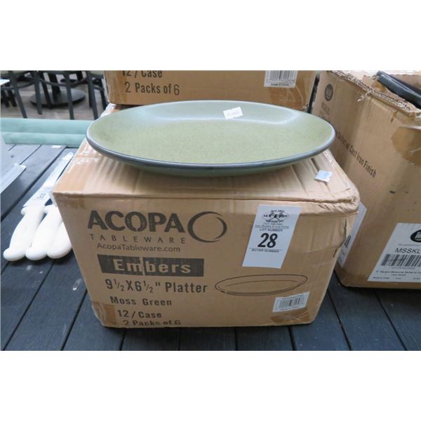 Acopa Moss Green Platters (36)