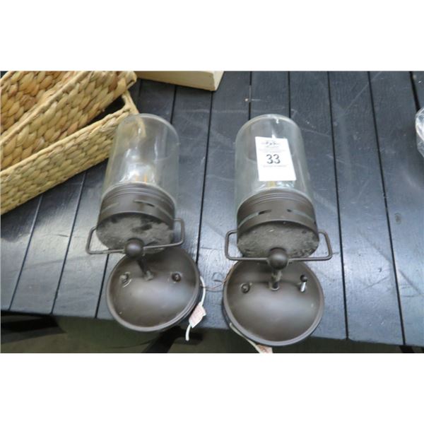 Mocha Sconce Lights (2)