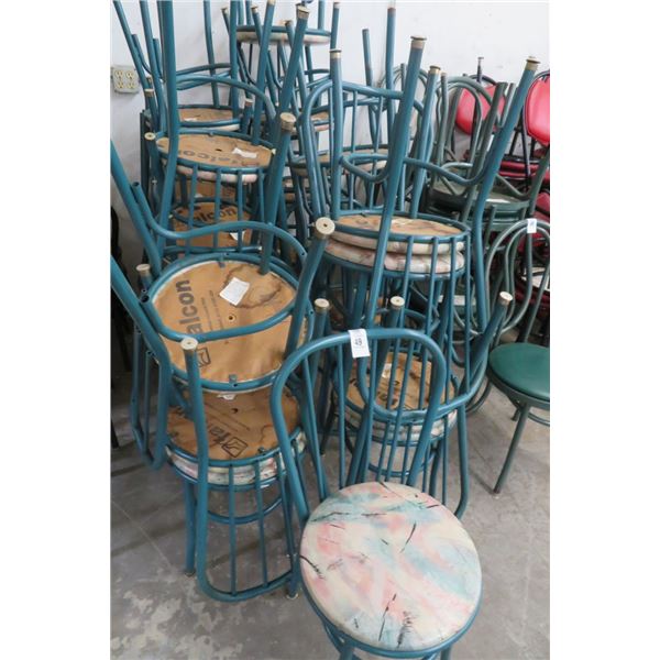 29-Metal Padded Parlor Chairs - 29 X $