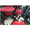 Image 2 : 14-Red Padded Parlor Chairs - 14 X $