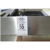 Image 3 : S/S 16' Corner Angle Table w/Backsplash & Order Shelf