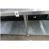 Image 2 : S/S Rolling 8' Table w/Undershelf