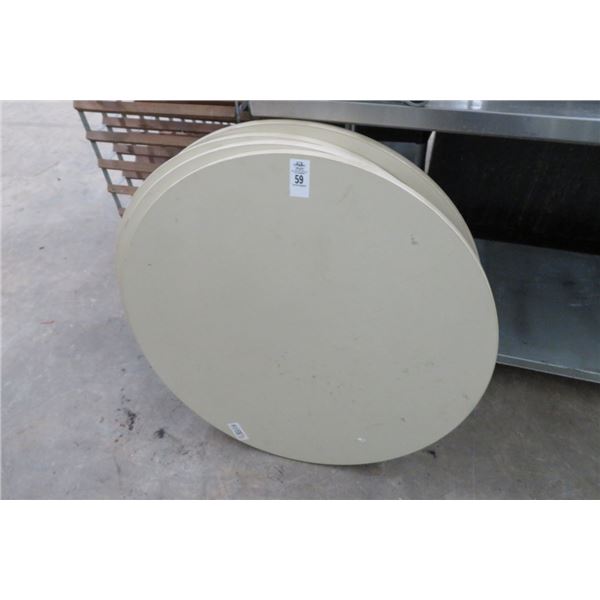 Beige Round Table Tops (4)