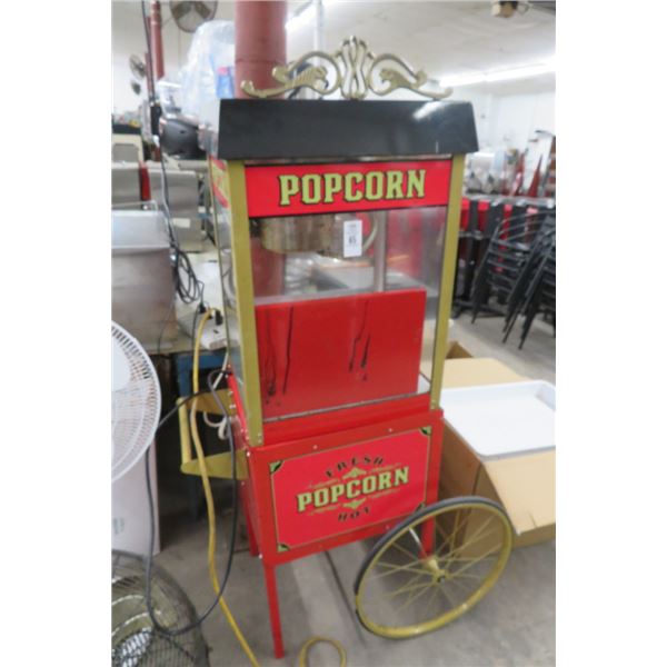 Old Tyme Popcorn Merchandiser Wagon