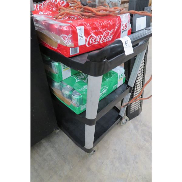 Rubbermaid 3 Shelf Cart