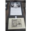 Image 1 : 2-Old Framed Advertising Posters - 2 X $