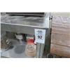 Image 2 : S/S 4' 3 Shelf Cart w/Backsplash