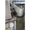 Image 3 : S/S 4' 3 Shelf Cart w/Backsplash