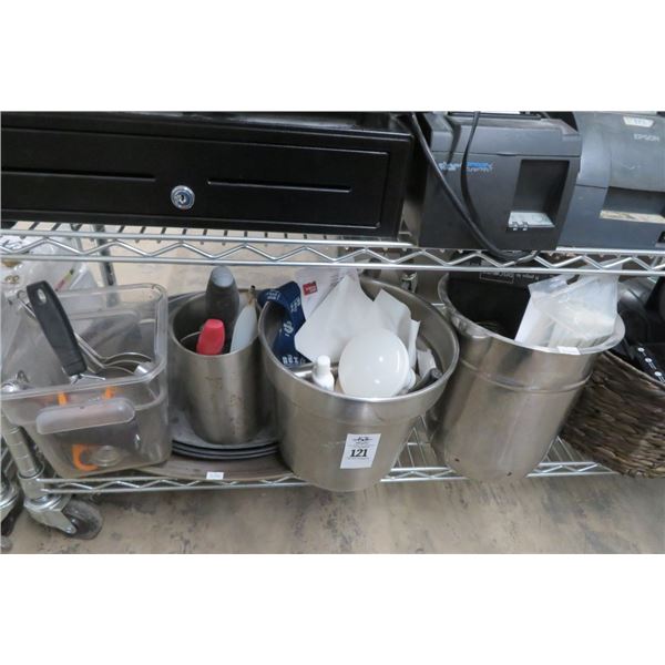 Basket w/Electronic, Insert Rounds & Utensils