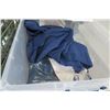Image 2 : Bin w/Navy Tablecloth