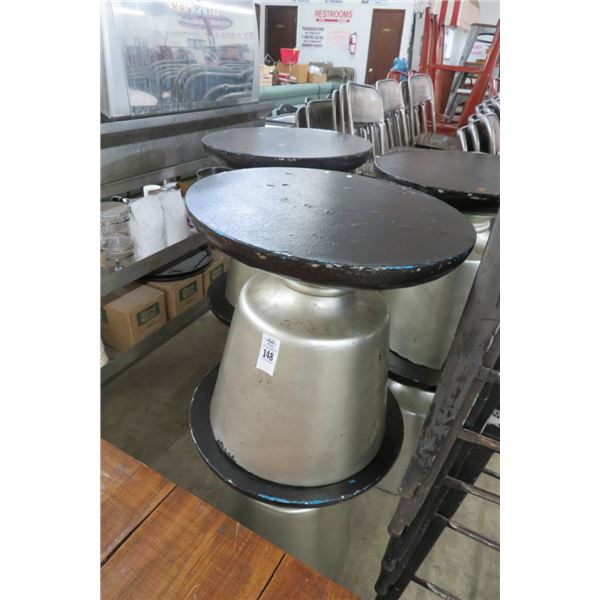 6-Contemporary Round Lounge Tables - 6 X $