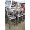 Image 1 : 28-Brushed Metal Bar Stools - 28 X $