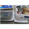 Image 4 : Bins (2) w/Snacks Bags/Utensils & Supplies