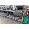 Image 1 : S/S 6' Table w/Undershelf
