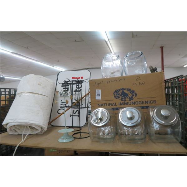 Jars, ? Merchandisers, Tarp