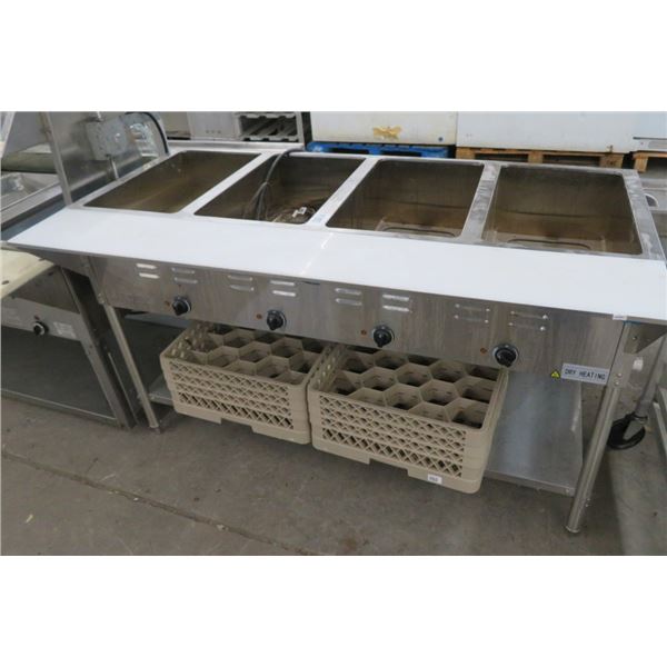 Servit S/S Elec. 4-Comp Steam Table