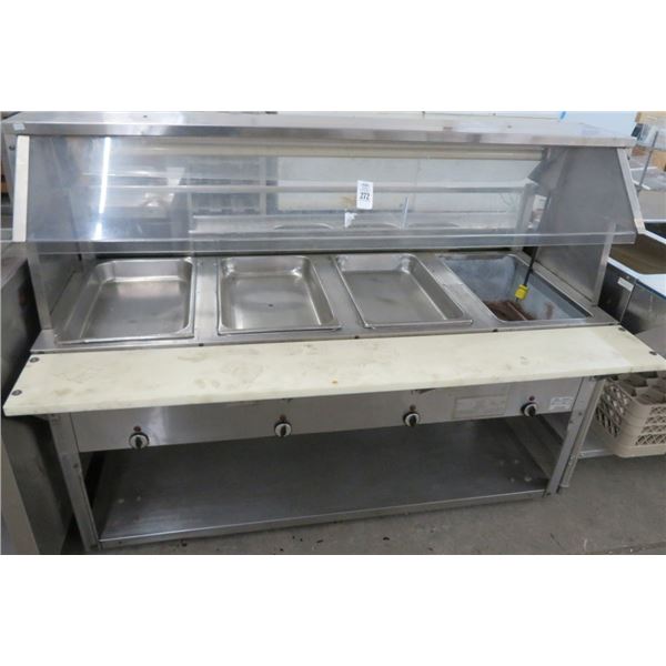 Supremetal S/S Elec. 4-Comp Steam Table