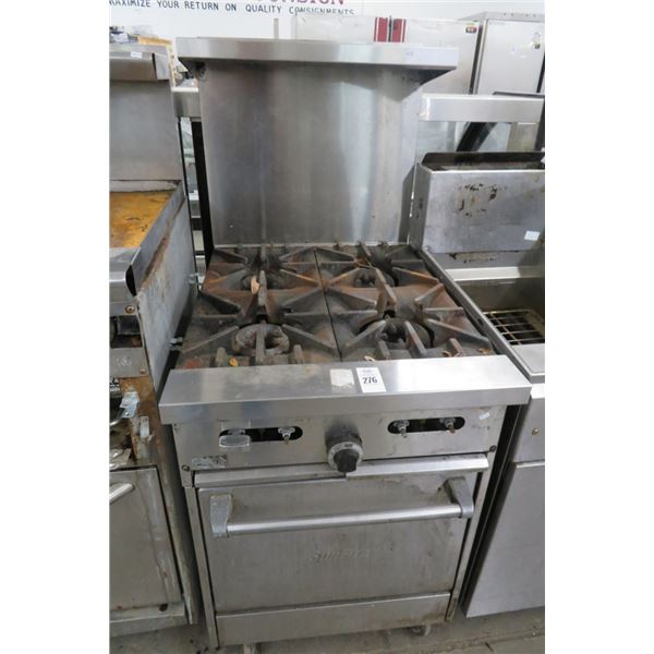 Suc Fire Slim Gas 4-Burner Range/Oven