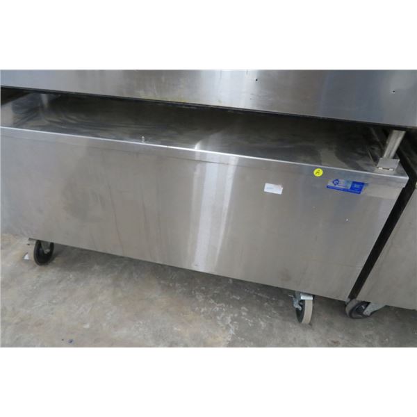 S/S 4' Rolling Equipment Stand Cabinet