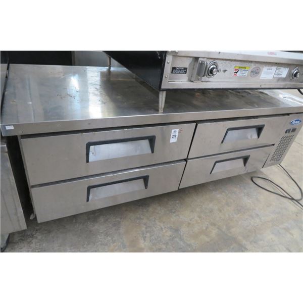Atosa S/S 6' 4-Drawer Rolling Ref. Chef's Base