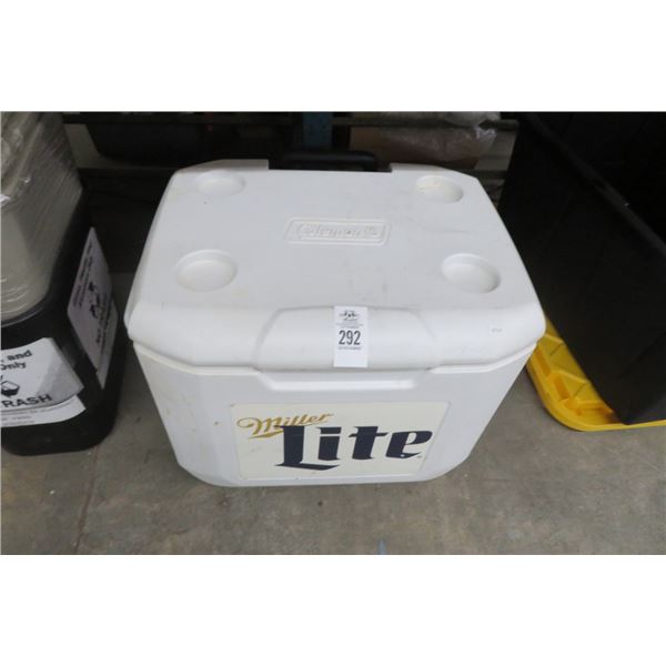 Coleman/Miller Lite Rolling Cooler