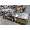 Image 1 : S/S 8' Rolling 2-Tier Glazing Table/Equipment Stand