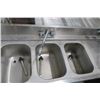 Image 3 : Krowne S/S 3-Comp 5' Bar Sink