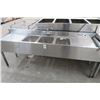 Image 1 : Krowne S/S 3-Comp 6' Bar Sink