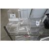 Image 1 : Plexi bins/Lids On Rack