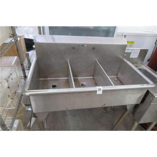 S/S 3'  3-Comp Pot Sink