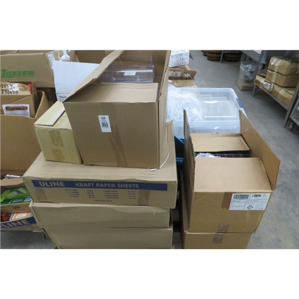 Asst. Bags, Bins, Supplies (Pallet)