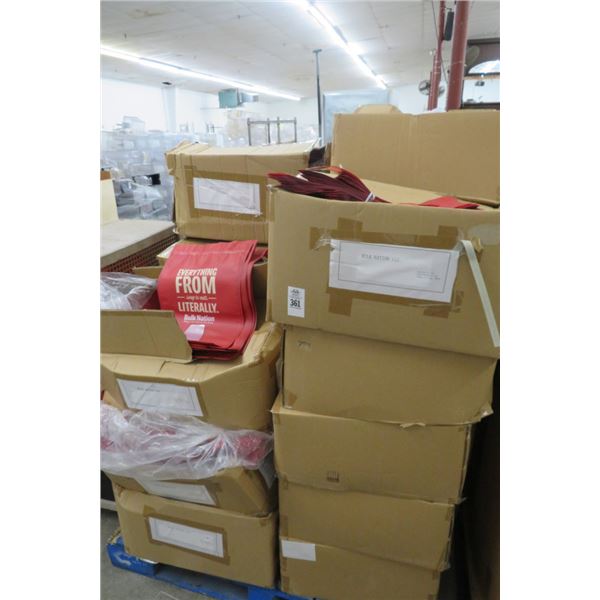 Pallet of Asst. Size Shopping Bags