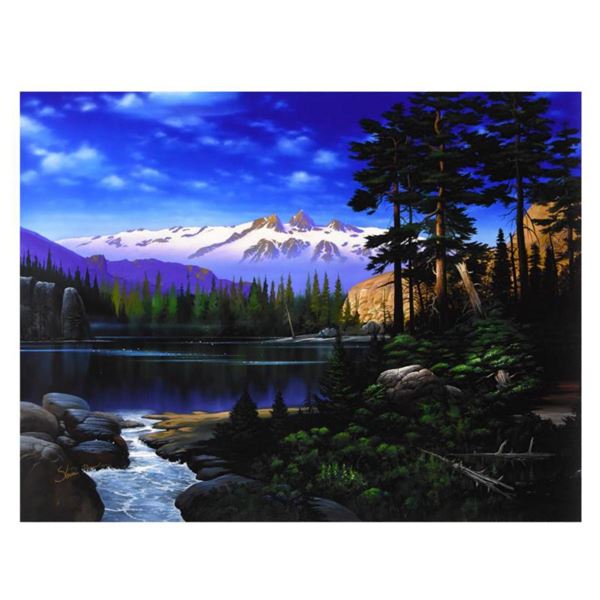 Steven Power, "God's Country" Limited Edition on Canvas, Numbered and Hand Signed with Letter of Aut