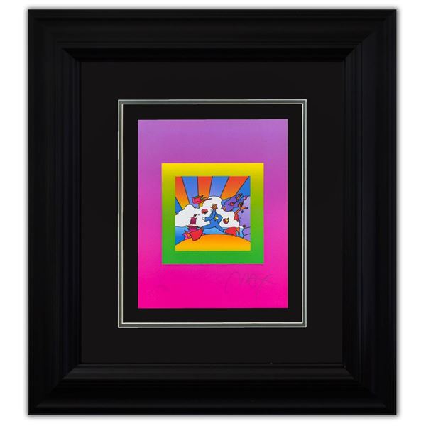 Peter Max- Original Lithograph "Cosmic Runner on Blends Ver. II"