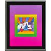 Image 2 : Peter Max- Original Lithograph "Cosmic Runner on Blends Ver. II"