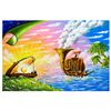 Image 1 : Eugene Poliarush- Original Oil on Canvas "Special Delivery"